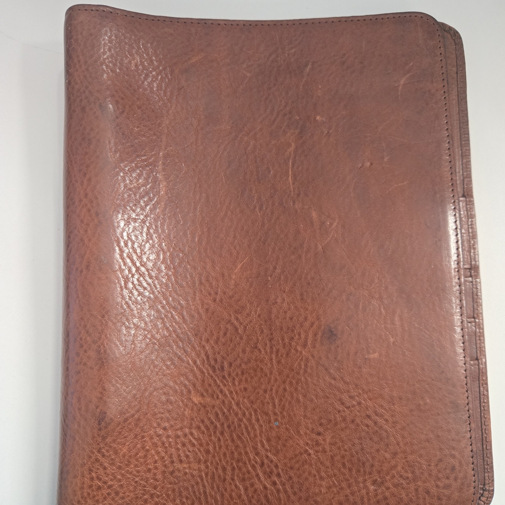 Vintage Franklin Covey Italian Leather Planner